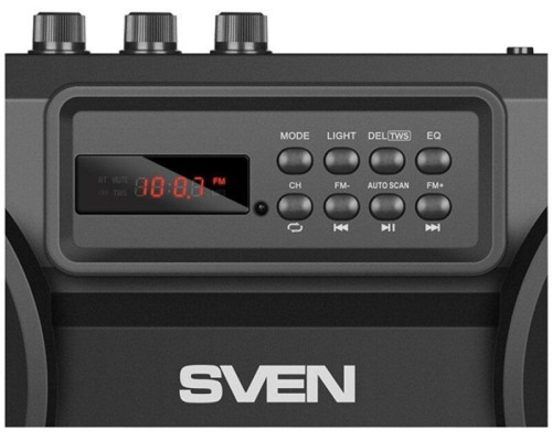 Портативна акустика SVEN PS-580 Black ( FM-радіо,Bluetooth, 36 Вт)
