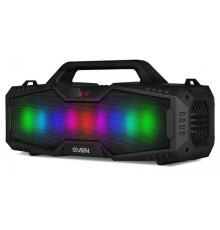 Колонка портативна 2.0 Sven PS-480 Black, 2 x 12 Вт, пластиковий корпус, FM, Bluetooth, USB, microSD