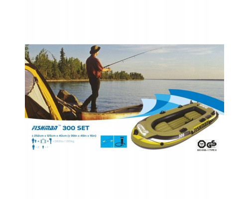 Човен надувний JILONG FISHMAN 300 SET